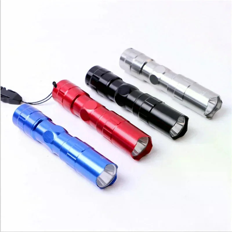 Led Mini Strong Light Flashlight 3W Aluminum Alloy Portable Small Qme