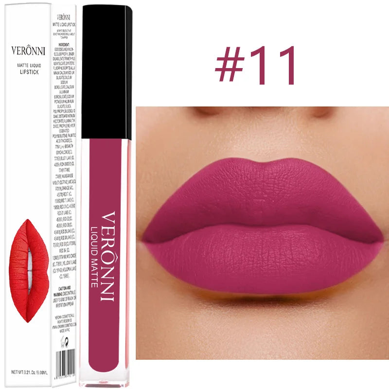 14 Square Tube Lip Gloss Waterproof Non Stick Cup 24-hour Qme 11