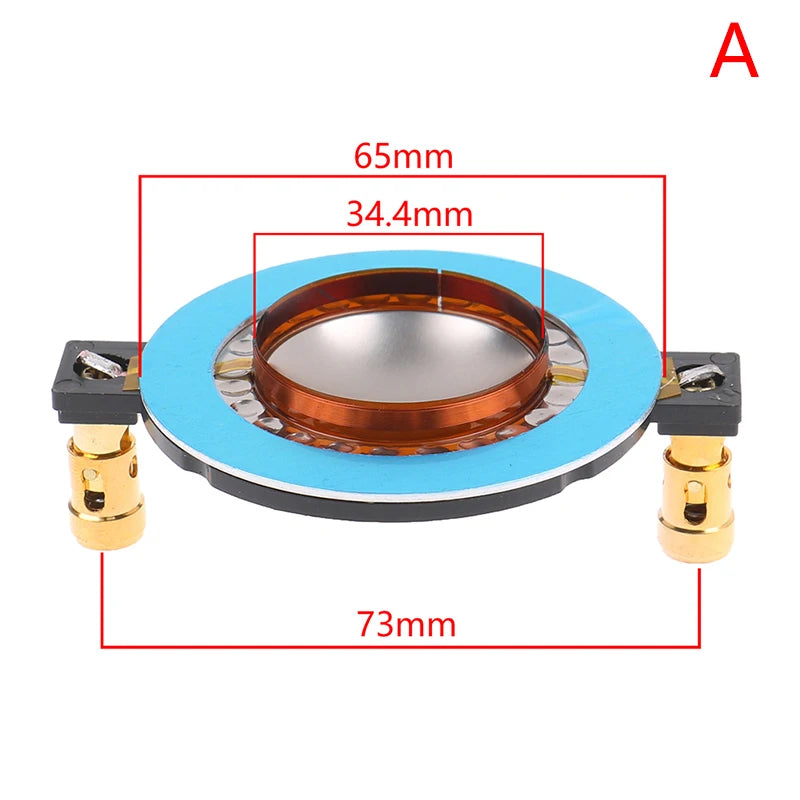 34 4 44 51 3 72 2 74 5 Core Tweeter Voice Coil Membrane Titanium Film Qme 34.4mm