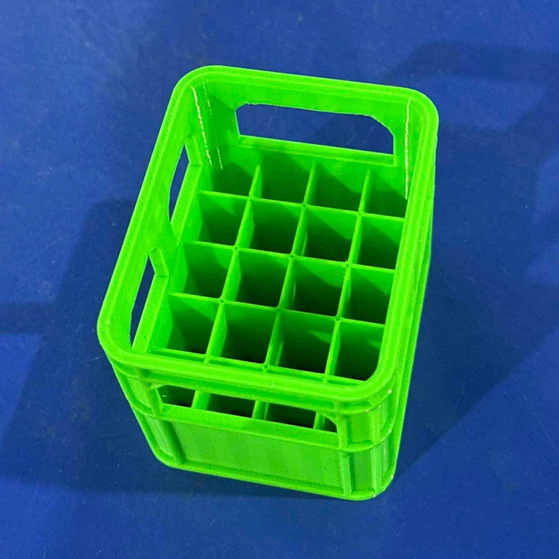 Basket DIY Beer Crate No 5 AA 3D Printed Battery Storage Box 7 AAA Qme green 20pcs AAA