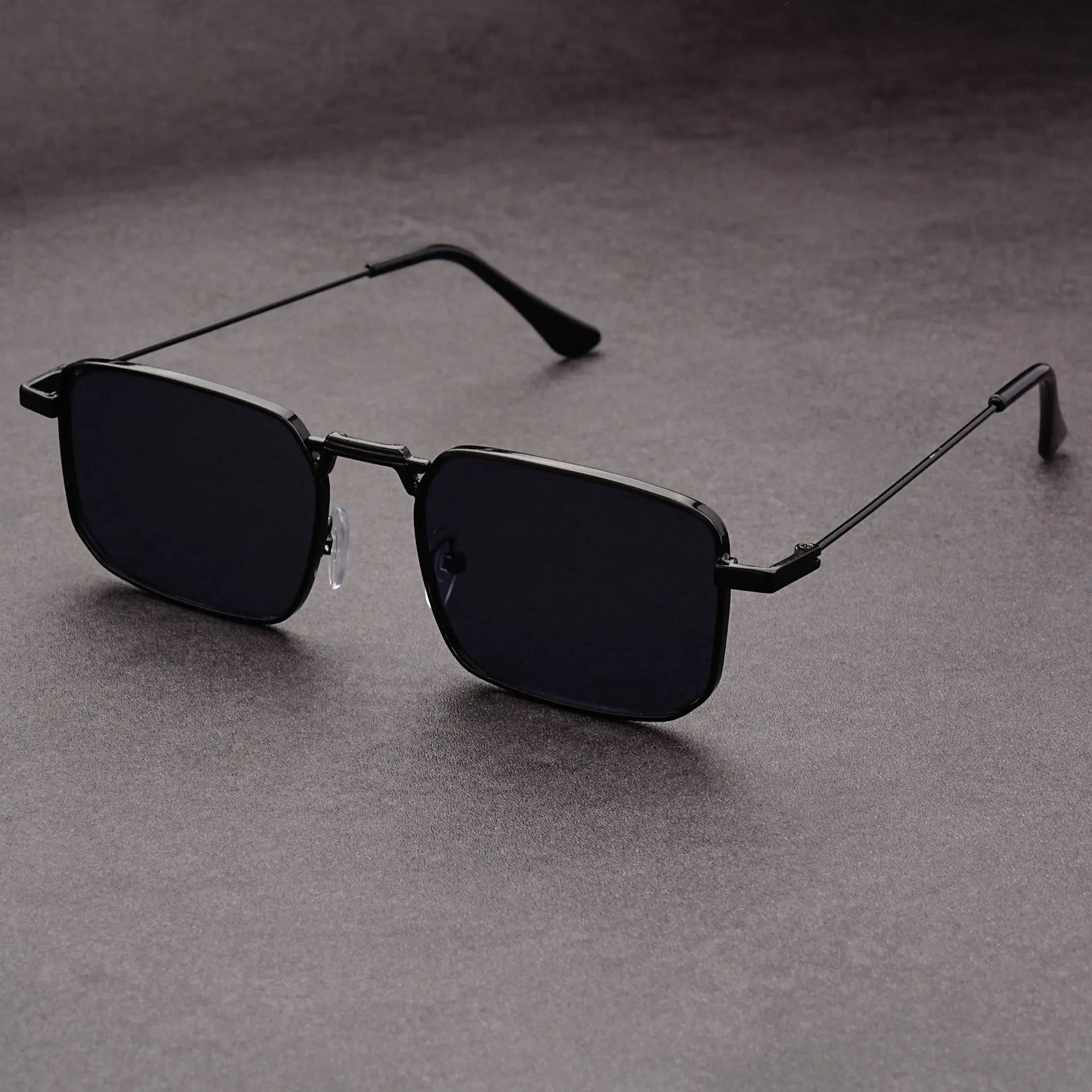 Fashion Rectangle Sunglasses Men Women Vintage Square Driving Sun Glasses Brand Square Sun Glasses for Men Shades Female Eyewear Qme BK