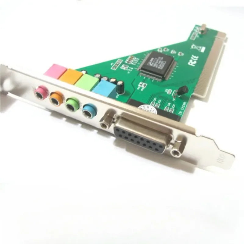 1pcs5.1 PCI Sound Card 8738 Audio Extend Adapter for PC Desk Computer Motherboard 5.1 Sound Channel Independent Sound Converter Qme