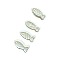 Creative Fish Series Earrings Polymer Clay Cutter Cute Cartoon Pottery Mold DIY Jewelry Pendant Shape Pressed Clay Tools Qme White