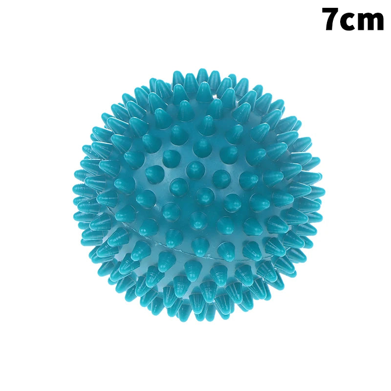 Massage Spiky Ball Yoga Training Muscle Discomfort Stress Massager Qme 7cm Dark green