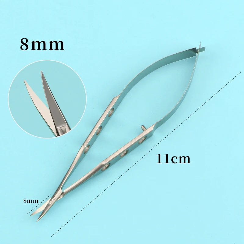 Microkeratome Scissors Medical Stainless Steel Double Eyelid Surgical Qme Red