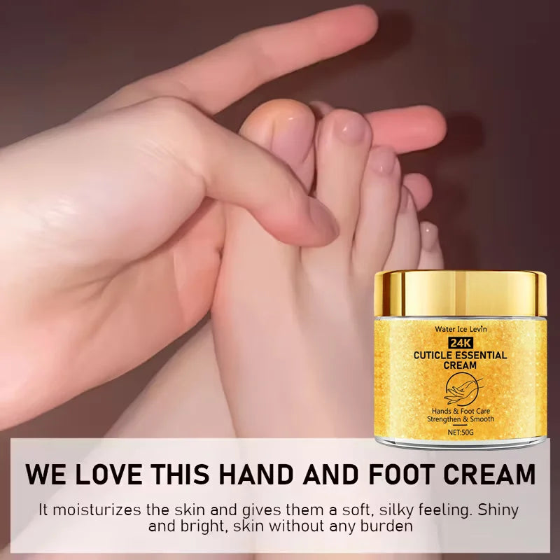 Cuticle Essential Cream with Bee Venom & Shea Butter - Strengthening & Smoothing Hand and Foot Care for Moisturized Skin Qme