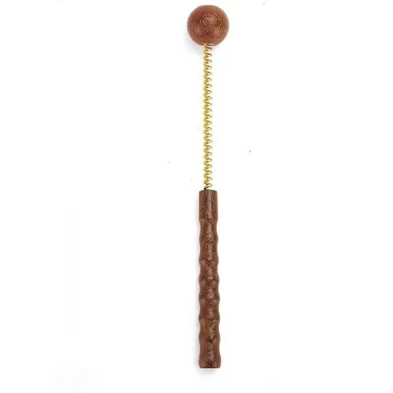 Wooden Massager Ball Hammer Reduce Soreness Percussion Spring Fatigue Qme A1
