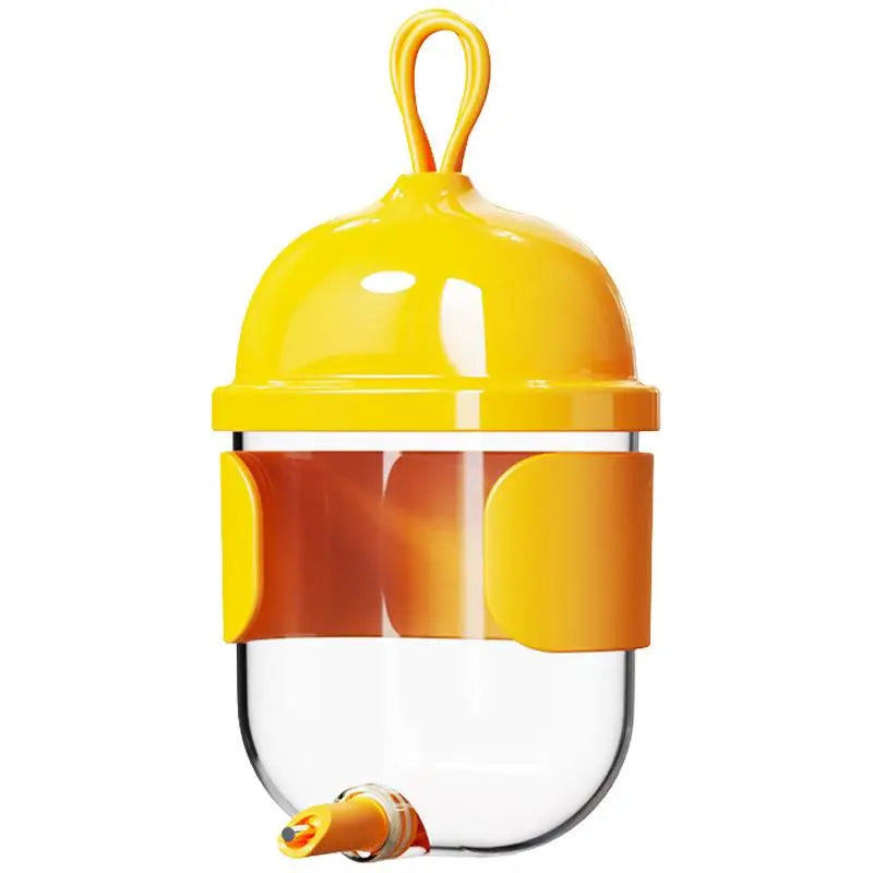 Tiger Skin Parrot Myna Water Feeder Birdcage Hanging Supplies Bird Qme A3