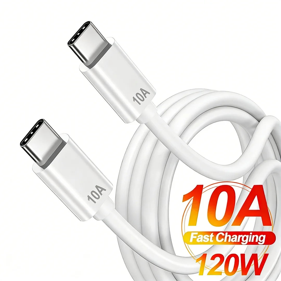 10A 120W USB C Data Wire 0.25/1/1.5/2/3m Fast Charging Data Cord PD Type C Quick Charger Cord For Huawei Xiaomi Samsung iPhone Qme