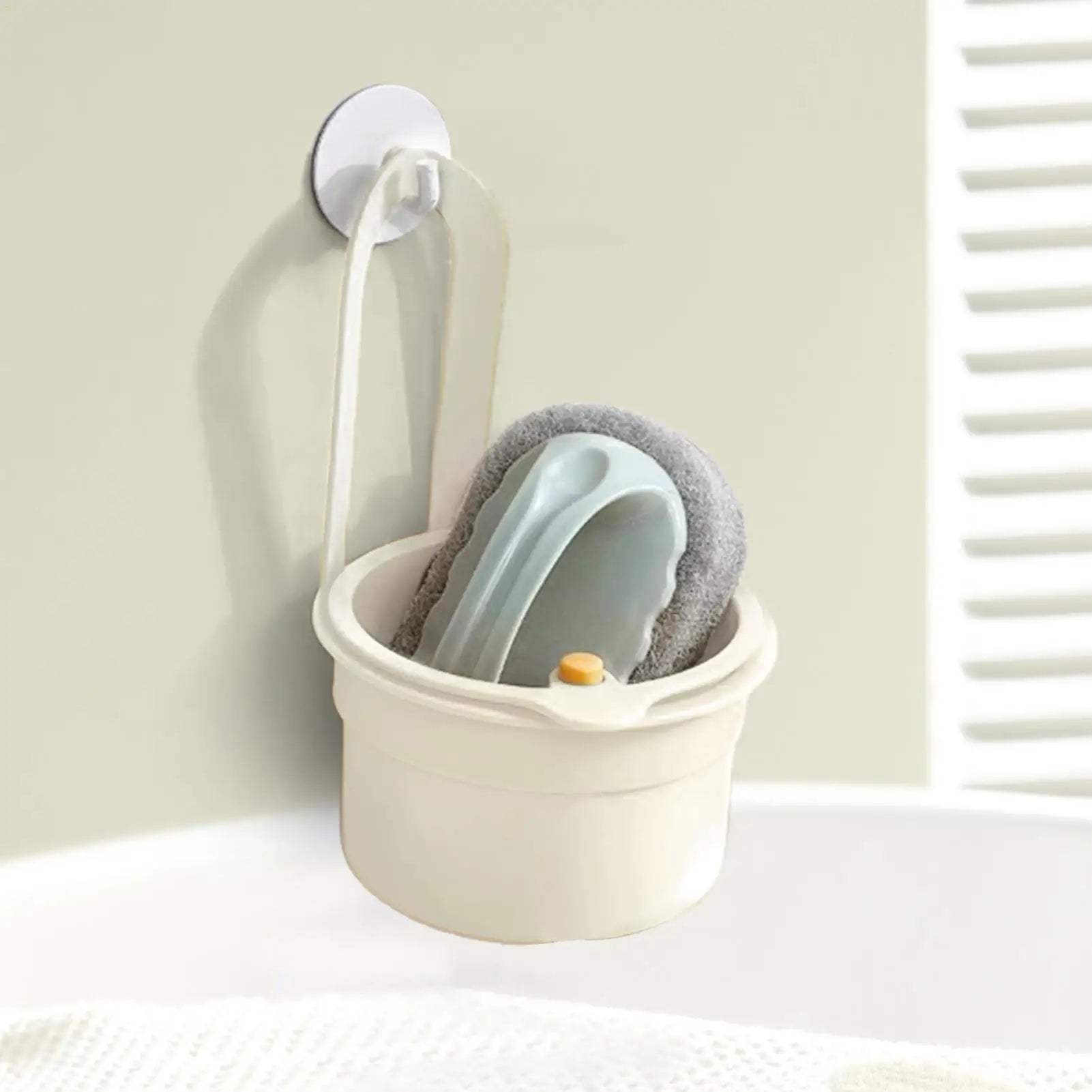 Sink filter basket faucet hanging filter kitchen hanging drain basket Press To Clean Sink Strainer for Home Apartment Qme