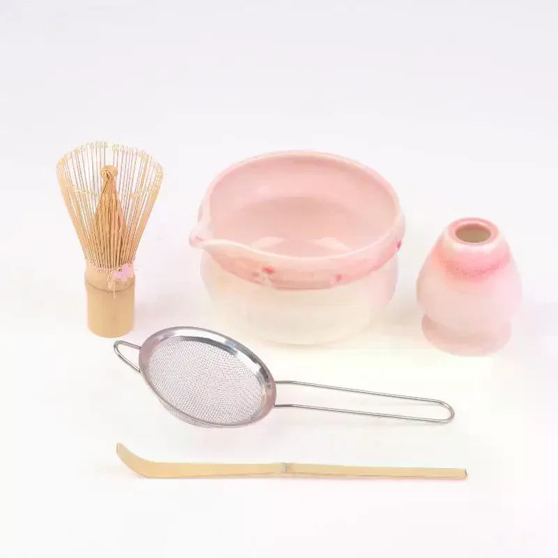 Matcha Set Matcha Whisk Set, Ceramic Matcha Set 5 Pcs Matcha Kit For Matcha Lovers Matcha Kit Qme