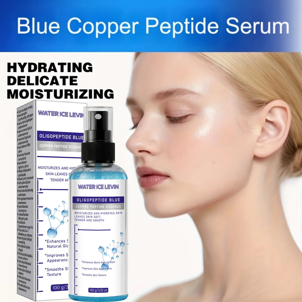 Copper Peptide Body Oil with Collagen, Moisturizing & Smoothing Skin Care Qme