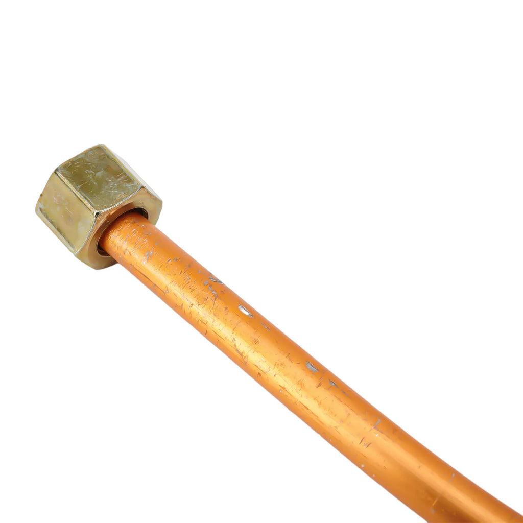 Exhaust Air Compressor Tube Copper Tone Direct Coupled Easy To Install G3/8\" 10 X 450mm/0.4\" X 17.7\"(D*L) 2023 Qme
