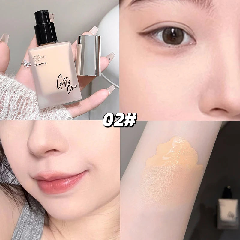 Gege Bear Light Foundation Liquid Concealer Long-lasting Moisturizing Qme GX1313-2