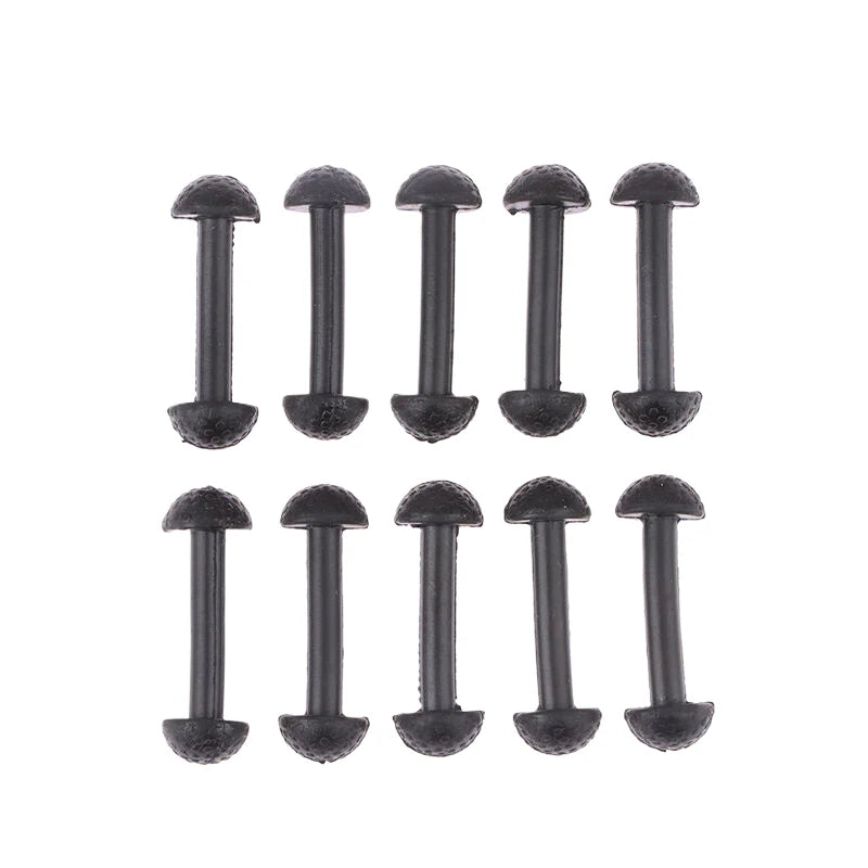 10X for Motu Leg Band Vintage Figures Replacement Connectors Clip Black Rubber Leg Band Replacement Connectors Qme