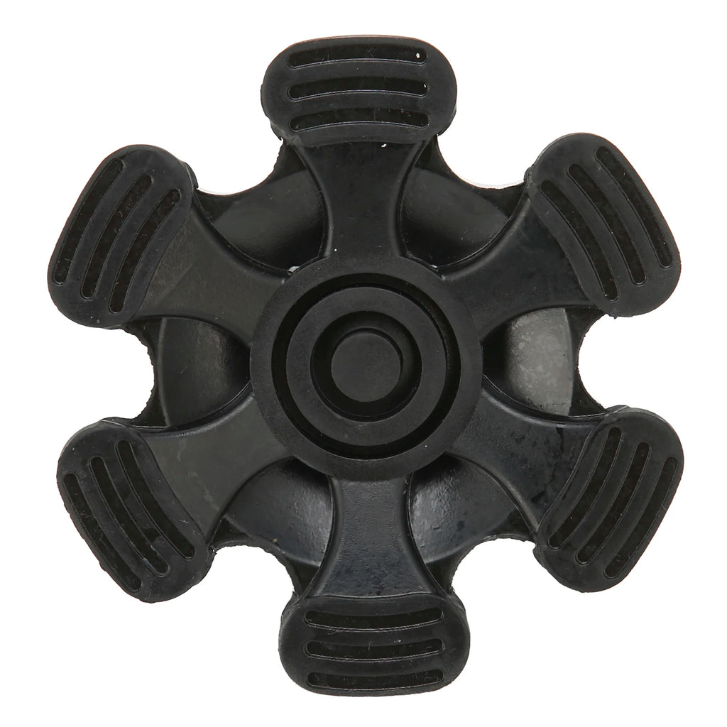 Cane Tips Cane Tips 6 Pillar Design Nonslip Rubber 19mm Crutch Tips with for Walking Stick Shooting Stick Rubber Tips for Canes Qme
