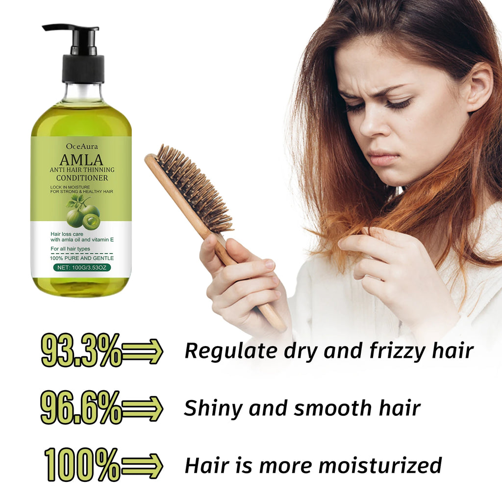 Amla Oil Smoothing Hair Conditioner Nourishing Moisturizing Repair Qme