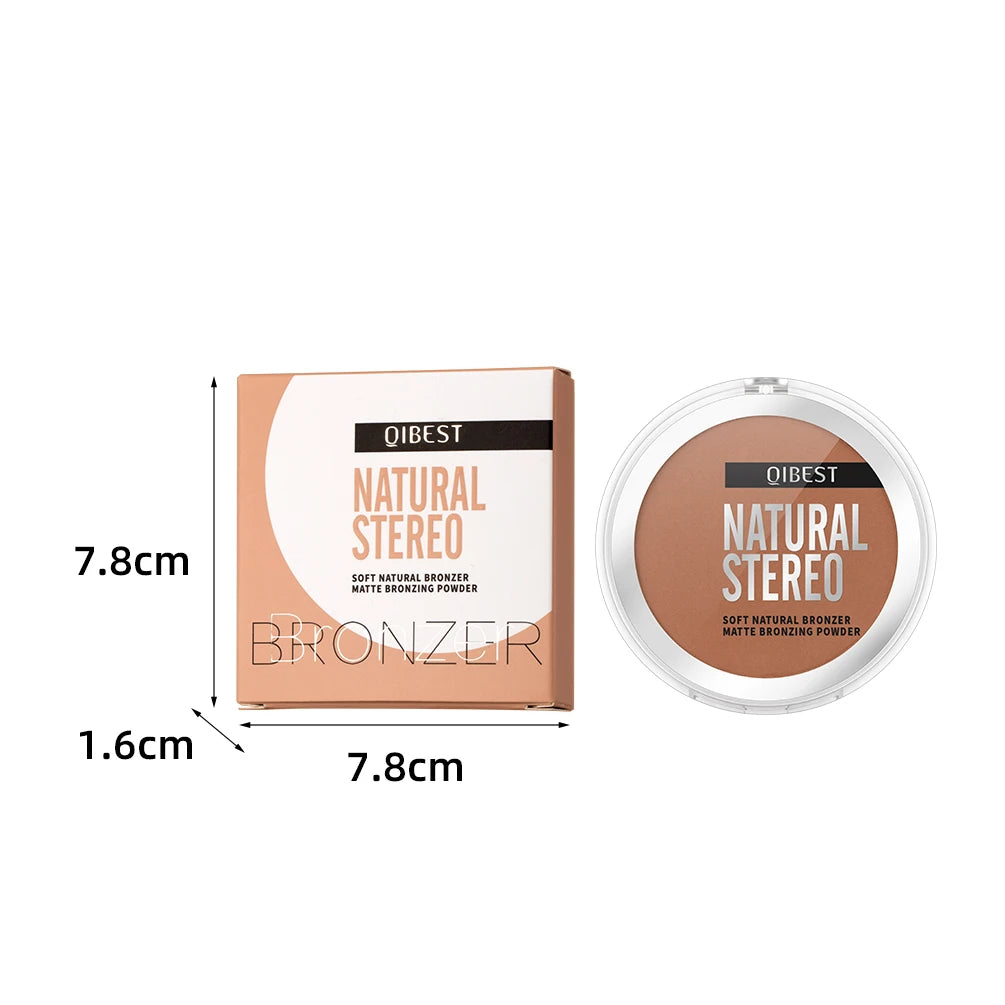 QIBEST Cream Contour Palette Dark Bronzing Powder Charlotte Makeup For Face Highlighter Bronzer Long-Lasting Concealer Cosmetics Qme