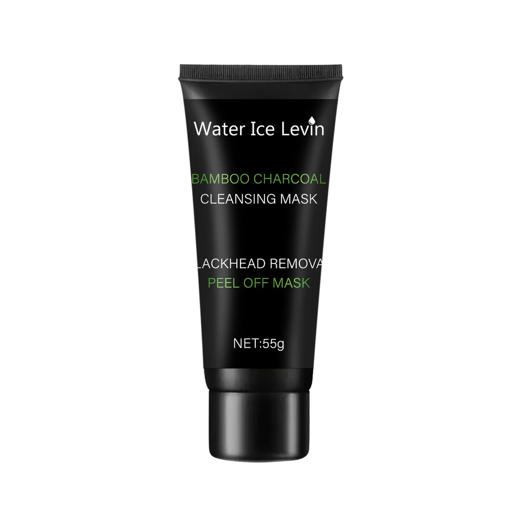 Bamboo charcoal cleansing mask Blackhead Removal Deep Mask Deep Cleansing Cleansing Exfoliating Mask Treatment Black Mask Qme A bottle