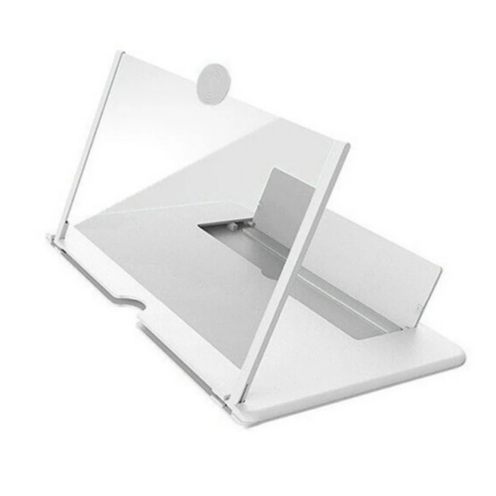 10/12 inch Portable Multi Functional HD Amplifier Mobile Phone Screen Amplifier HD Screen Magnifying Glass HD Screen Magnifier Qme 12 inch white