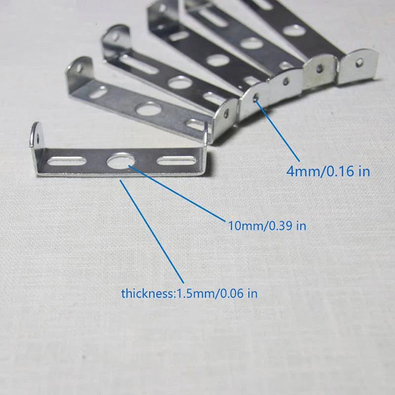 Bracket Ceiling Plate Mounting Iron Bar Fixed Screws Lamp Replacement Qme