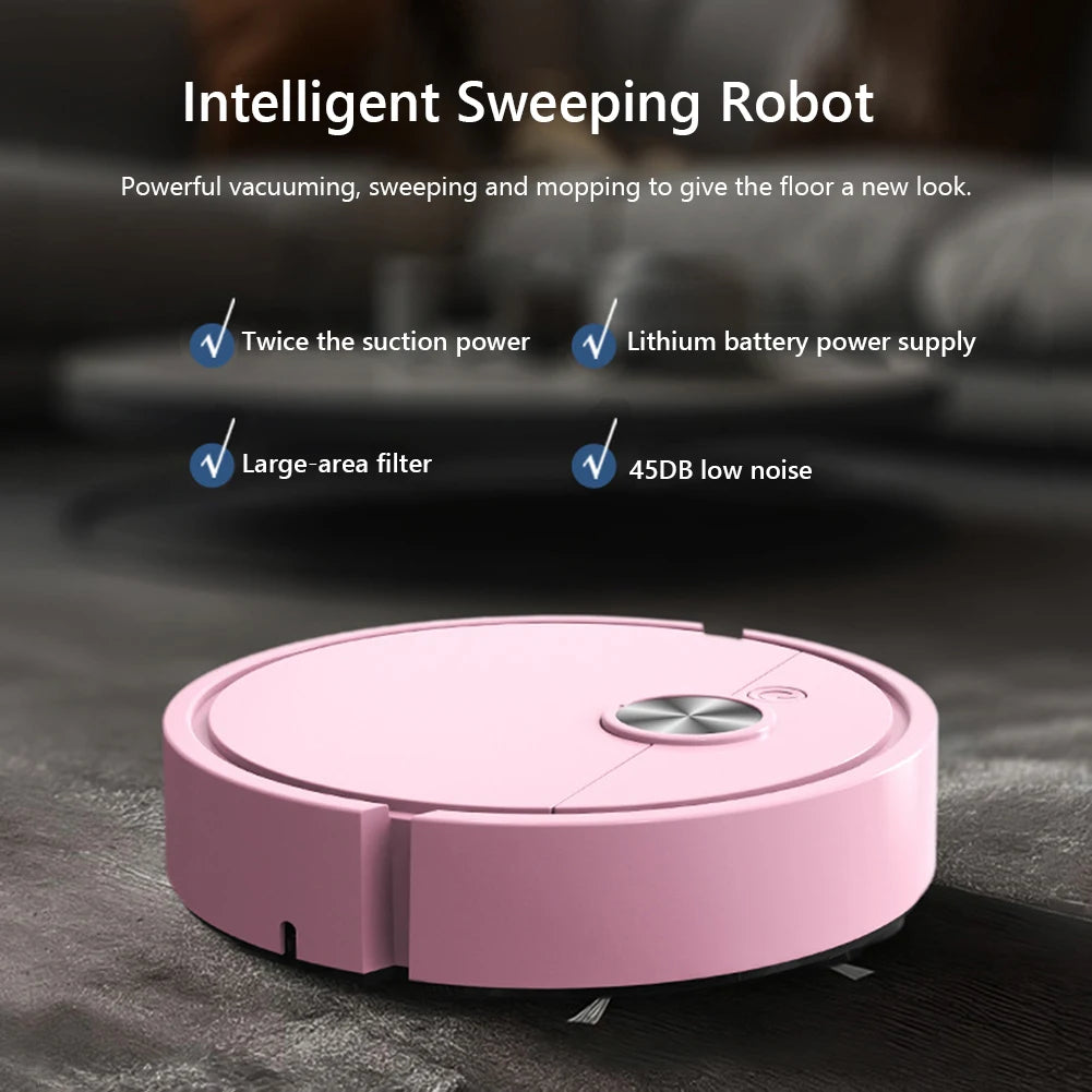 Smart Vacuum Cleaning Robot Mini Mopping Suction And Sweeping Integrated Fully Automatic Cleaning Sweeping Robot Qme
