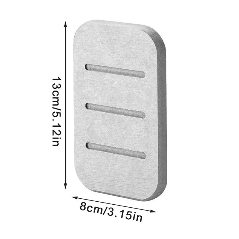 Diatom Mud Soap Dish Quick-Dry Pad Bathroom Countertop Soap Toiletries Absorbent Mat Rectangular Soap Holder Bathroom Supplies Qme