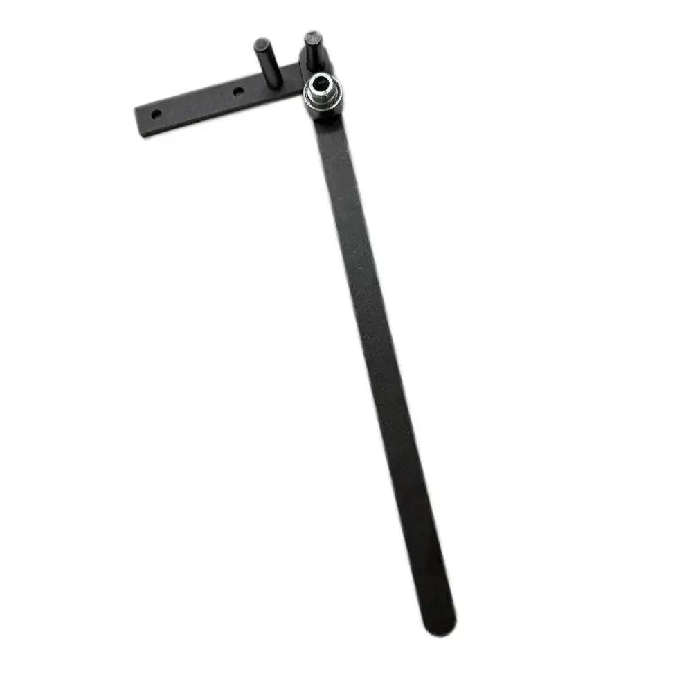Manual Wire Bending Tool Carbon Steel Rebar Bender Heavy Duty Black Coated Construction Precision Bearing for Smooth Effortless Qme Black