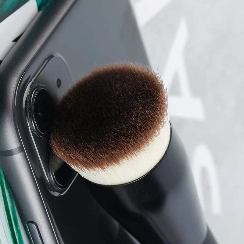 Flat Foundation Makeup Brushes Angled Synthetic Hair Face Contour Qme