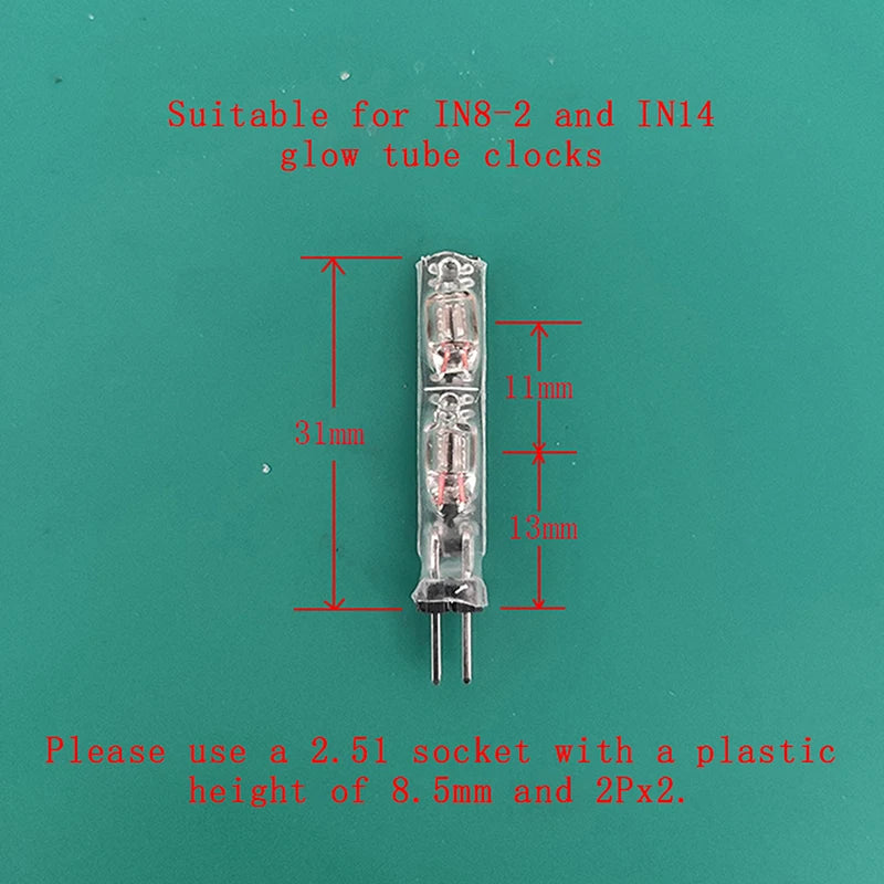 6-bit IN14 IN8 Glow Tube Clock Module Colon Time Separator Qme for IN14 IN8-2