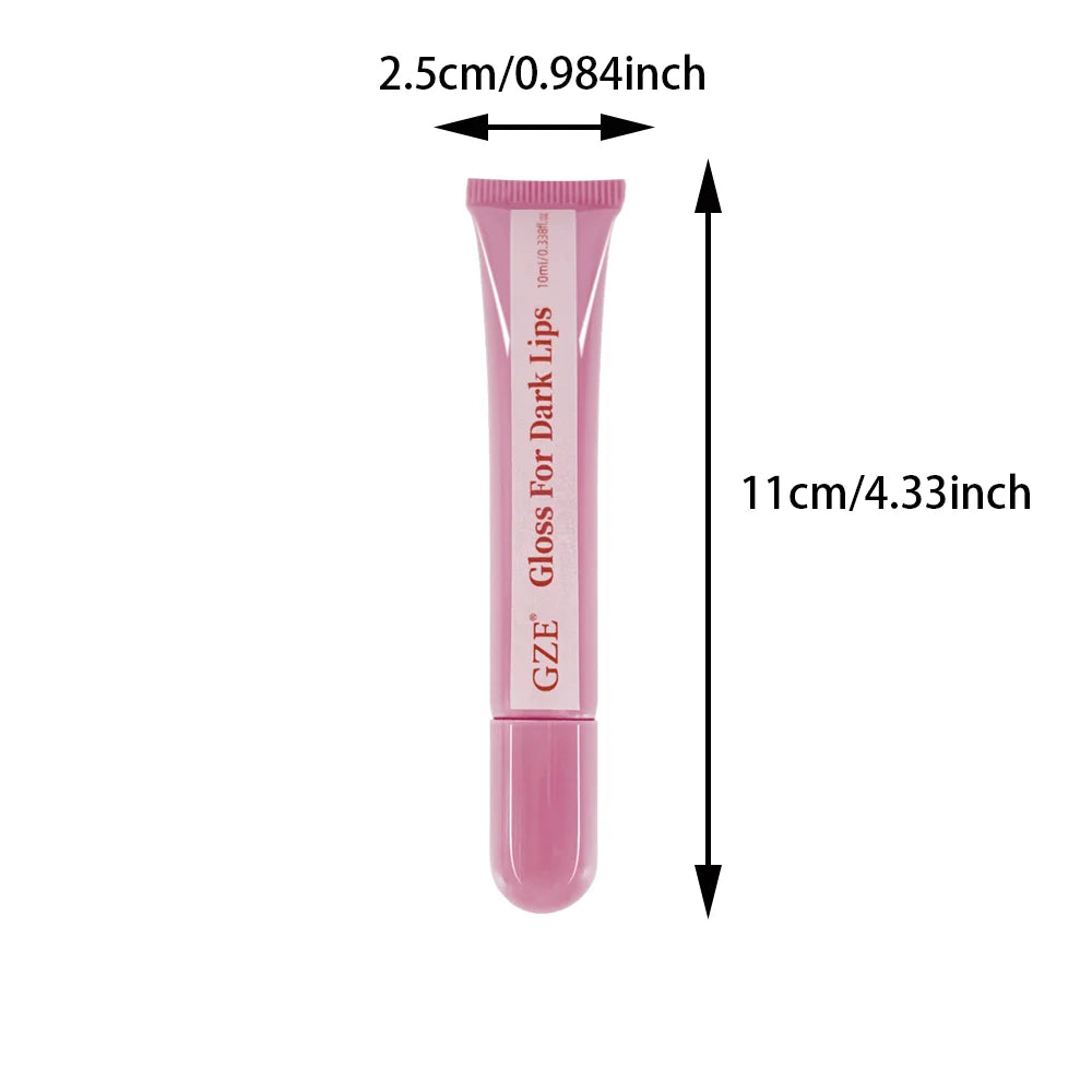 GZE Lip Lightening for Dark Lips: for Smokers, Dry or Uneven-Toned Lips – Restores Natural Look & Moisture Nude, Pink Qme Gloss For Dark Lips 10ml