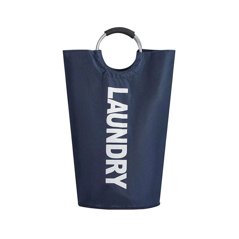 Waterproof Laundry Bag Handle Dirty Clothes Basket Large Oxford Fabric Qme 004