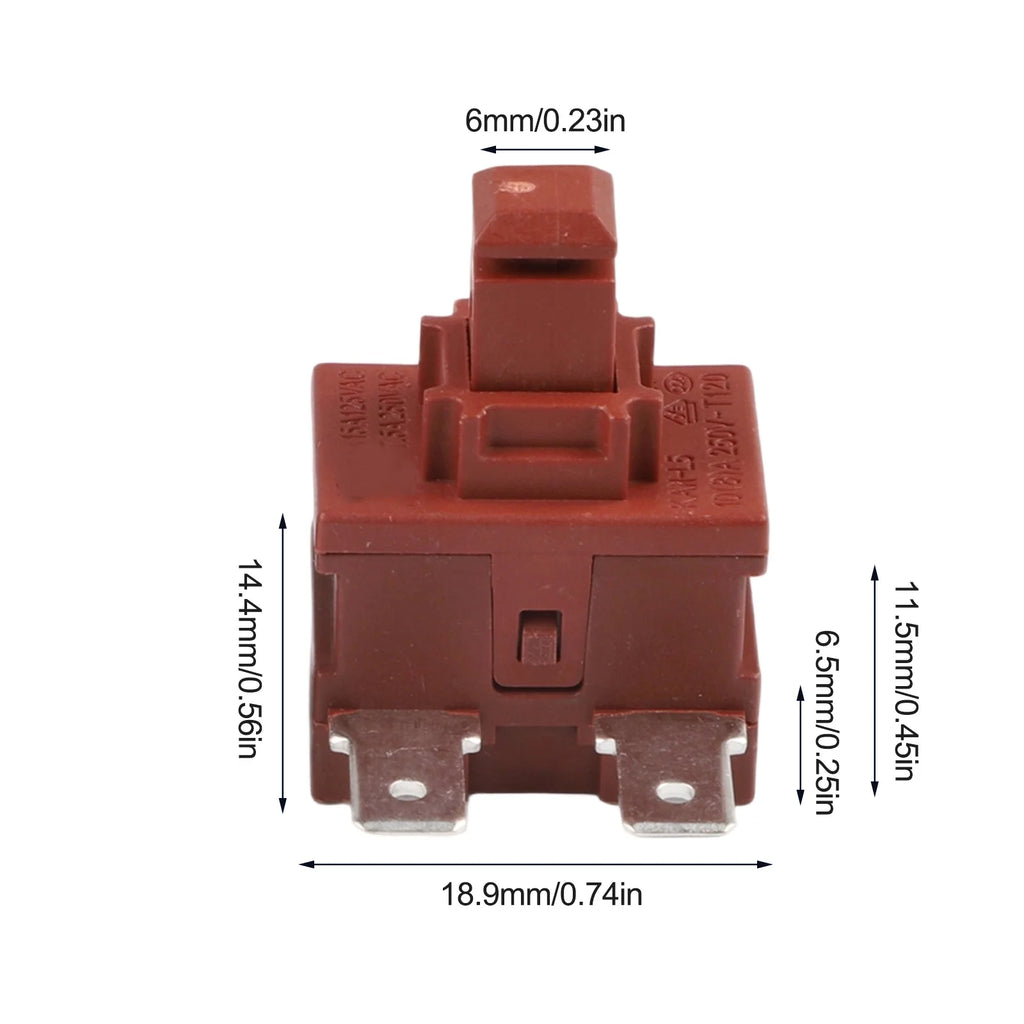 2 Piece On Off Power Button Switch Compatible With For Miele C1 C2 C3 Series Vacuum Cleaner Accessories Replacement Parts Qme