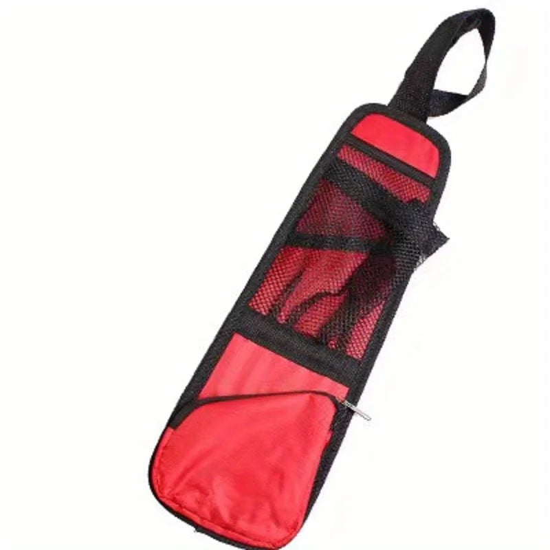 Maximize Your Car's Storage Space with Our Versatile Car Seat Side Hanging Bag Qme Red