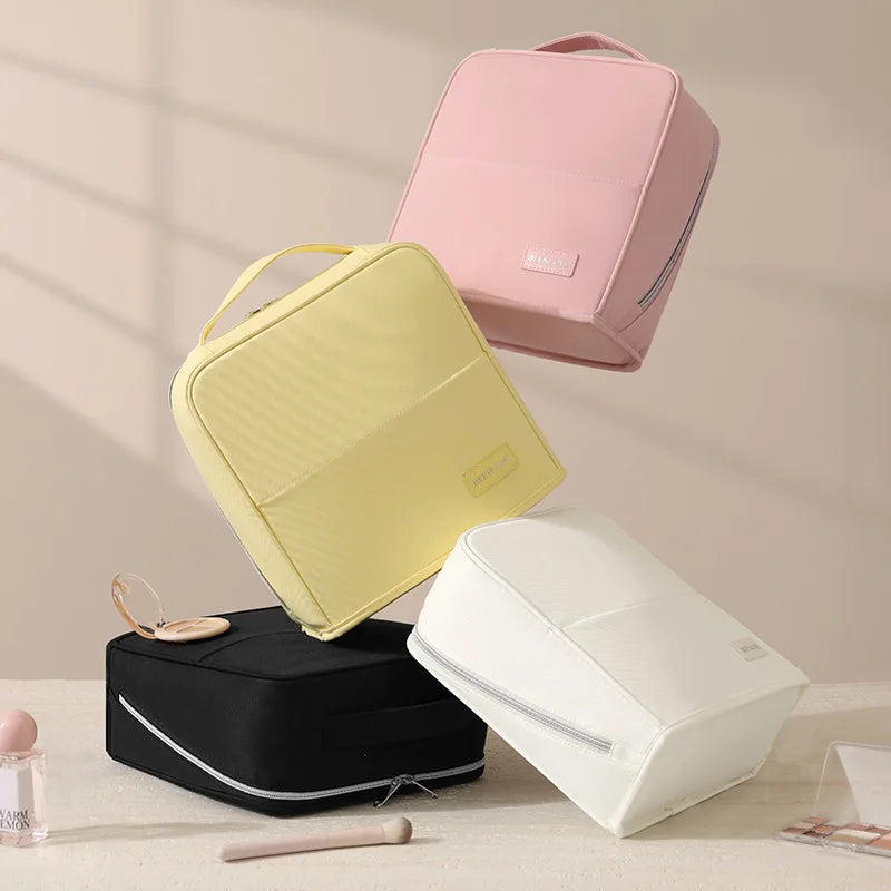 B Fashion New Model Makeup Bag Fashion Portable Makeup Bag Multifunctional Cosmetic Bag Waterproof Travel Organizer Makeup Case Qme