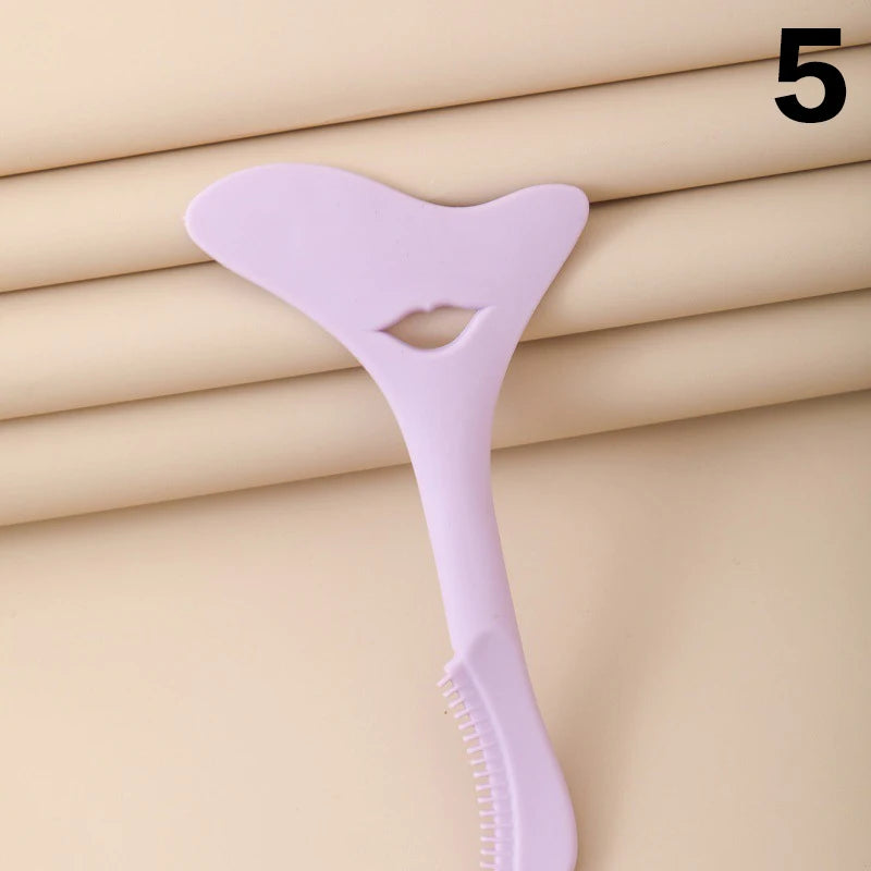 Multi-functional Eyeliner Stencil Wing Tips Aid Drawing Lipstick Qme 5