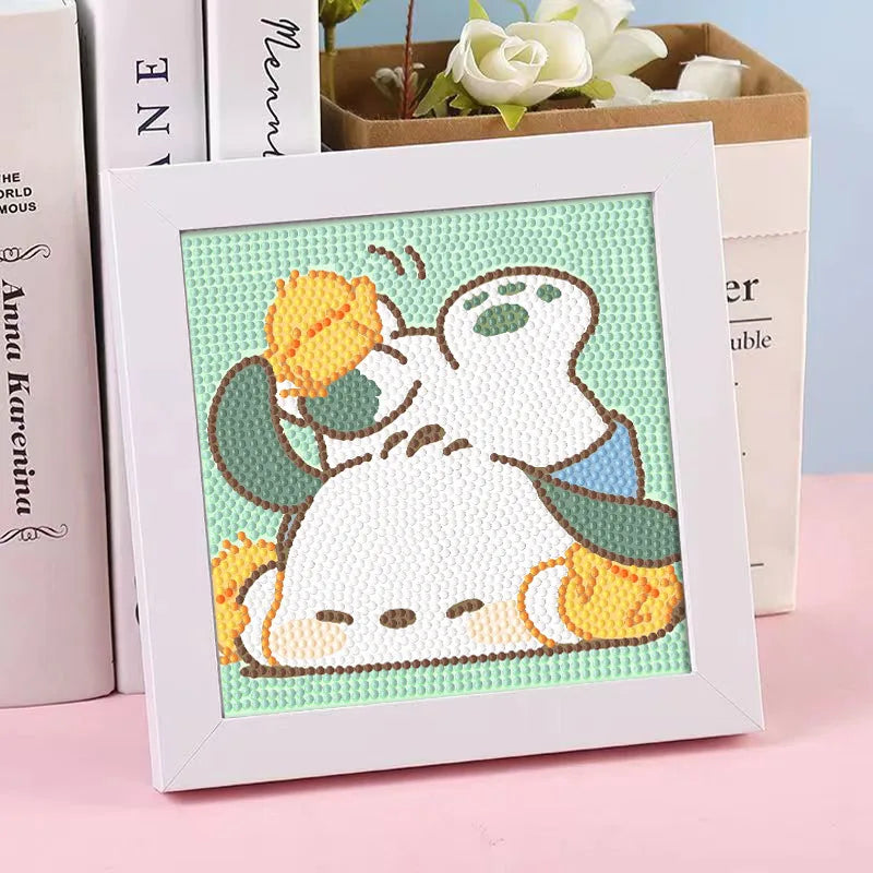 Hello Kitty Kuromi Diamond Painting DIY Craft Frame Cartoon Students Qme 37