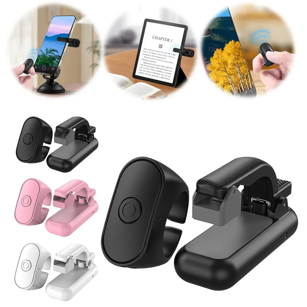 Portable EBook Page Turner For Kindle Page Turner Auto Remote Page Turning Controller Reading Photo Capture Turning Tool Qme