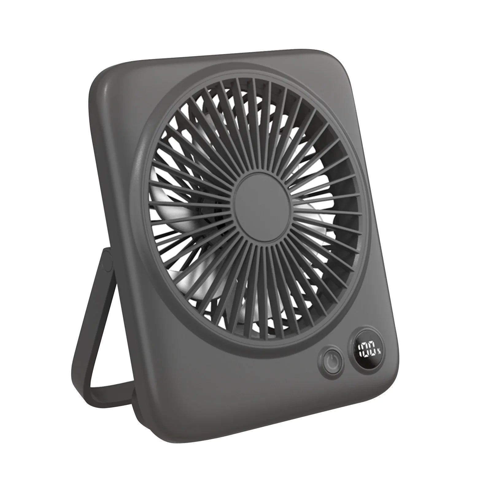 Protable Mini Fan Convenient Creative Small Fan Desk Fan Strong Wind Personal Fan for School Office Outdoor Use Qme Black One Size