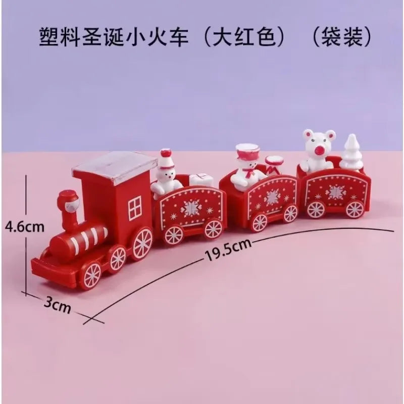 Christmas Train Merry Christmas Decorations Home Decor 2024 Cristmas Ornament Xmas Noel Gifts Happy New Year 2025 Qme Plastic 1 other