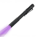 UV Black Light Flashlight Pen Light with Clip Flashlight for Hotel Inspection Dry Stain and Bed Home Outdoor Emergency Lights Qme Purple