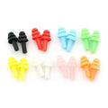 100 Pairs Silicone Ear Plugs Sound Insulation Ear Protector Anti Noise Snore Comfortable Sleeping Earplugs for Noise Reduction Qme 100pair Random color