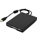 1pcs USB Floppy Disk Reader Drive 3.5” External Portable 1.44 MB FDD Diskette Drive for Windows 7 8 2000 XP Vista PC Laptop Qme 1pcs black