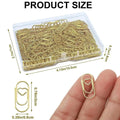 Decorative Paper Clips 100 Pieces Mini Gold Heart Planner Binder Holder Wedding Paper Clips for Home Workplace School Wedding Qme 100pcs