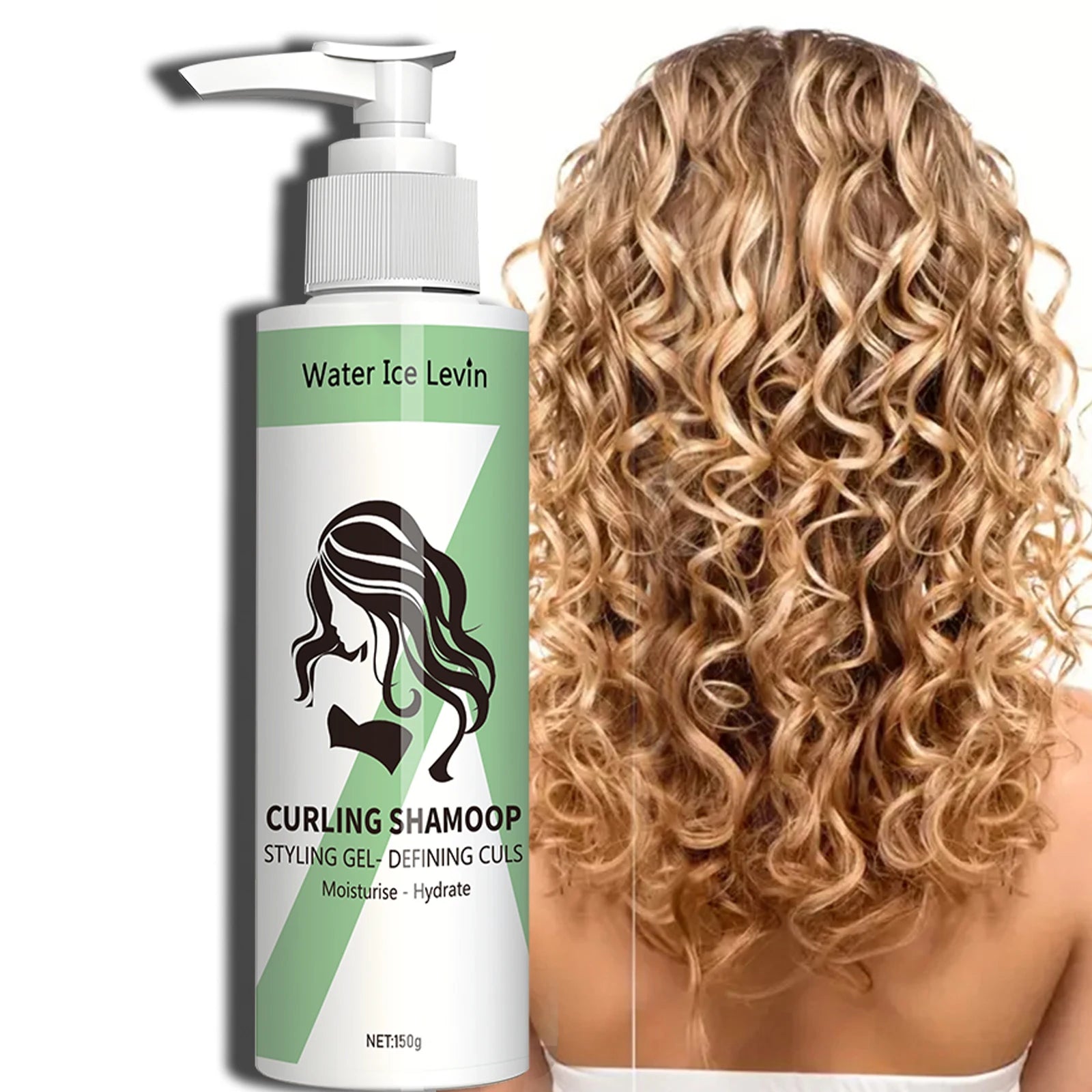 Shampooing pour cheveux normaux - conditionneur neutre, 150 g hydratant stretch curl Qme