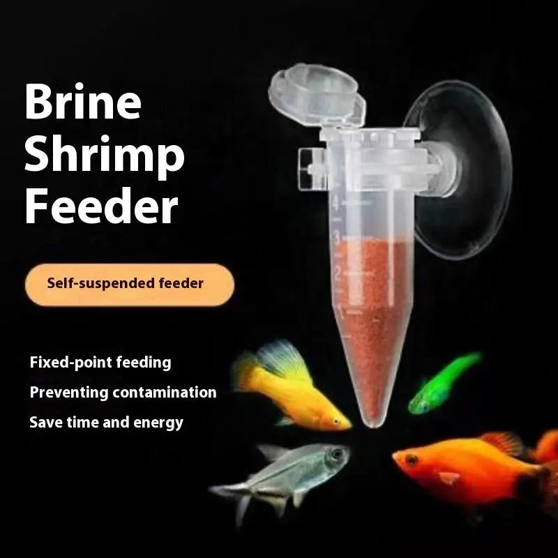 Ring Ornamental Tank Aquarium Accessories Suction Automatic Fish Qme