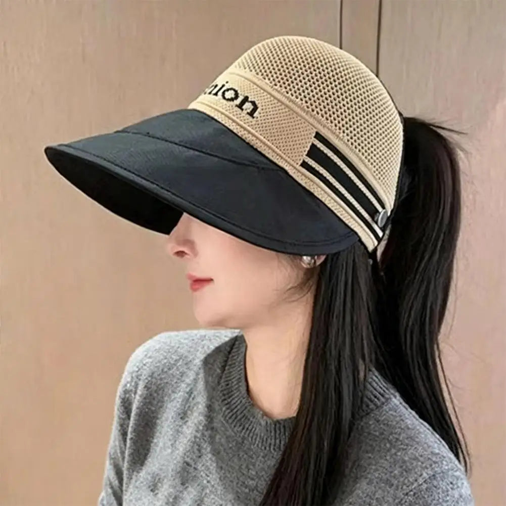 Breathable Women's Sun Hat Large Brim Hats Spring Summer Fisherman Qme