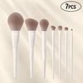 5 7 10 Professional Makeup Brushes Tools White Eyeshadow Eyeliner Qme 7PCS China Mainland