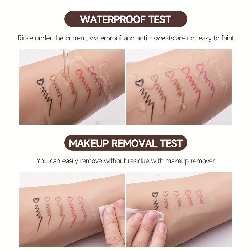 Makeup Long-lasting Eyeliner Pencil Waterproof High Pigment Eyeshadow Eye Liner Pen Women Fashion Color Makeup Tools Qme