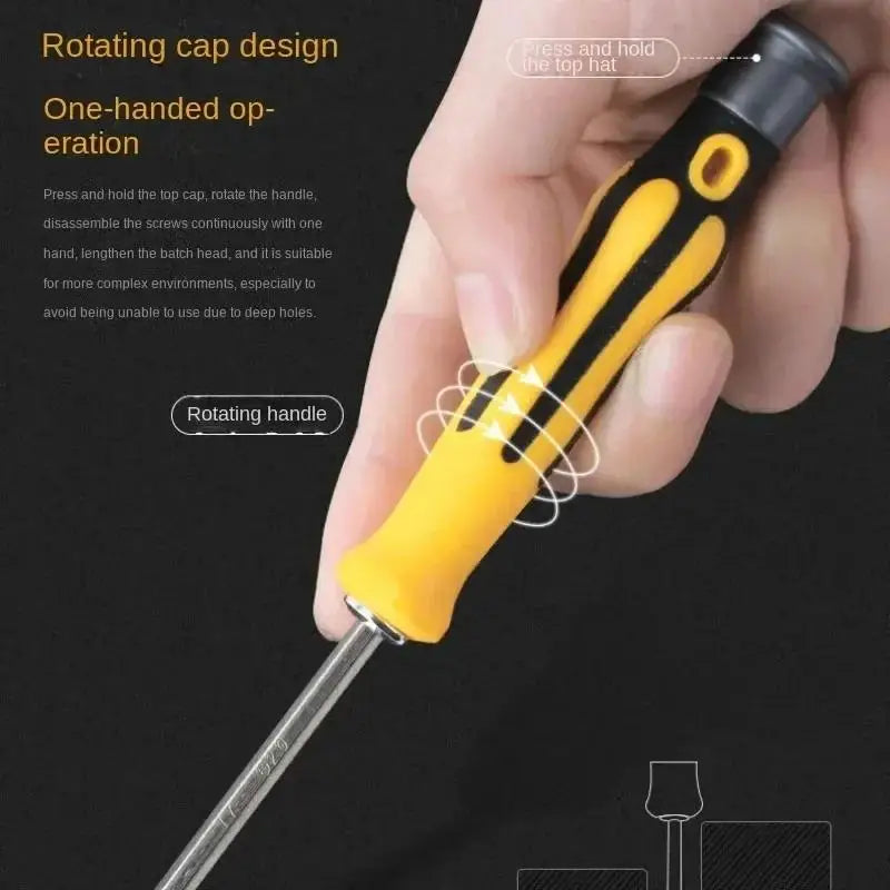 1 Magnetic Precision Screwdriver Multifunctional Bits Electronic Qme Default Title